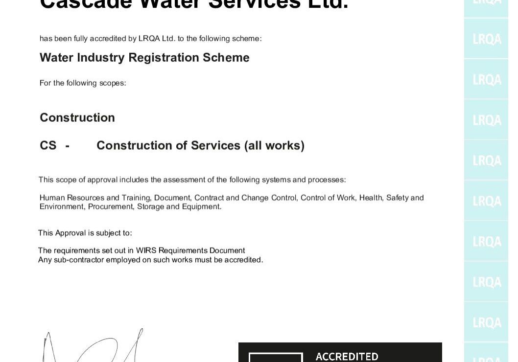 Cascade WS Full CS_LRQA - WIRS Full v1.2a_PRJ11100428926Q-1F 25_28 Cascade WS Full CS_LRQA - WIRS Full v1.2a_PRJ11100428926Q-1F 25_28